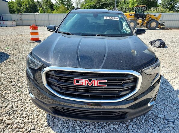 3GKALTEV2JL336162 2018 GMC TERRAIN Black წინა ხედი