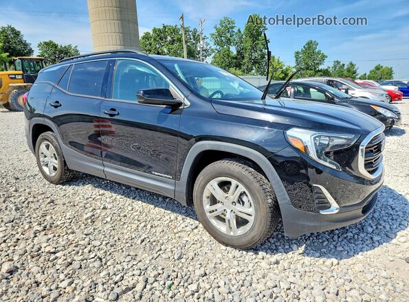 3GKALTEV2JL336162 2018 GMC TERRAIN Black წინა მარჯვენა