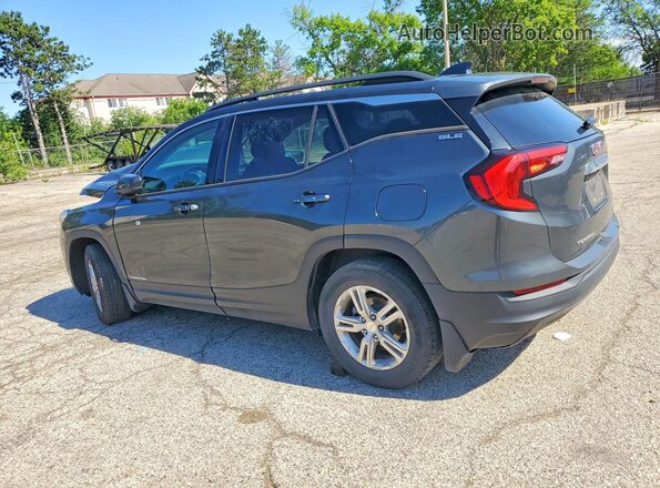 3GKALTEV2JL343130 2018 GMC TERRAIN Gray Tył lewy