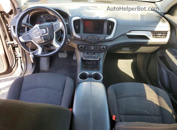 3GKALTEV2JL343130 2018 GMC TERRAIN Gray Widok deski rozdzielczej