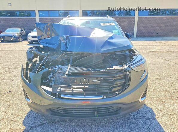 3GKALTEV2JL343130 2018 GMC TERRAIN Gray Widok z przodu