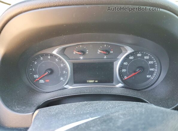 3GKALTEV2JL343130 2018 GMC TERRAIN Gray Widok zestawu wskaźników