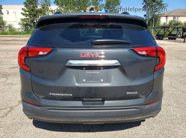 3GKALTEV2JL343130 2018 GMC TERRAIN Gray Widok z tyłu