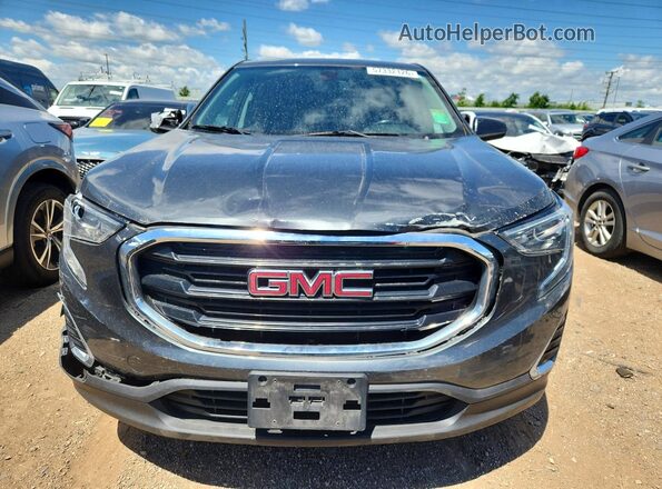 3GKALTEV2KL143964 2019 GMC TERRAIN Gray Widok z przodu