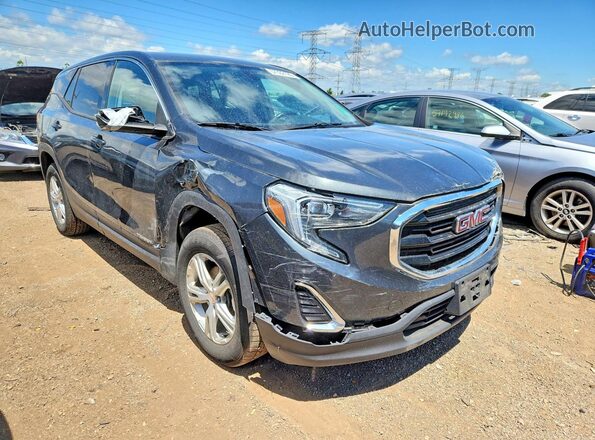 3GKALTEV2KL143964 2019 GMC TERRAIN Gray Przód prawy