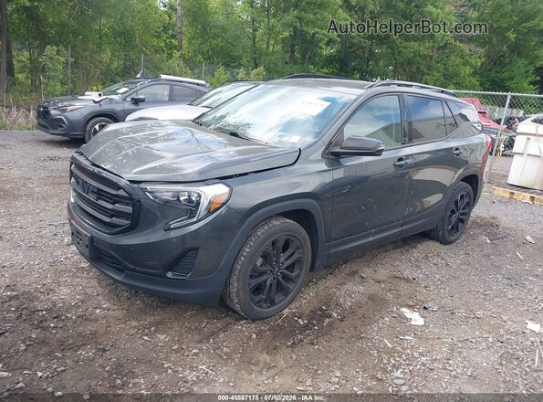 3GKALTEV2LL222021 2020 GMC TERRAIN Gray წინა მარცხენა ხედი სამი მეოთხედიდან