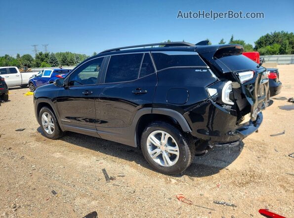 3GKALTEV2NL104392 2022 GMC TERRAIN Black Rear left