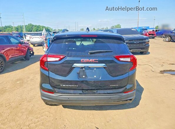 3GKALTEV2NL114968 2022 GMC TERRAIN Black Widok z tyłu