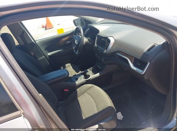 3GKALTEV3JL269944 2018 GMC TERRAIN Серебряный Вид салона спереди