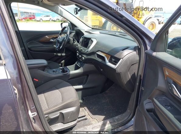 3GKALTEV3JL348126 2018 GMC TERRAIN Purple Widok wnętrza z przodu