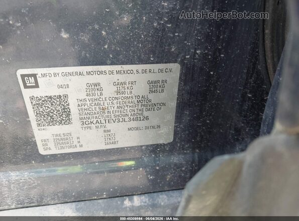 3GKALTEV3JL348126 2018 GMC TERRAIN Purple Widok komory silnika