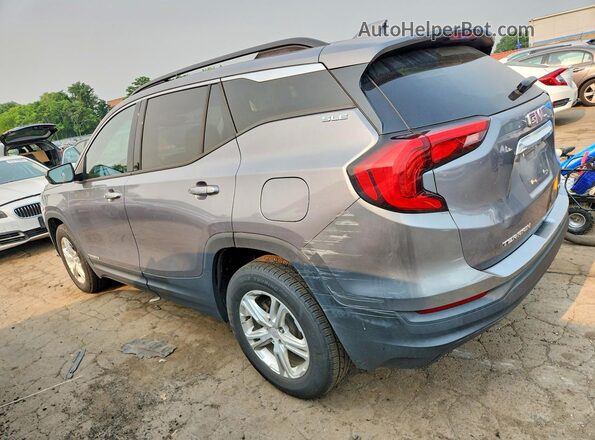 3GKALTEV3JL387556 2018 GMC TERRAIN Silver Tył lewy