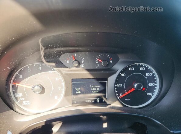 3GKALTEV3JL409877 2018 GMC TERRAIN Charcoal Widok zestawu wskaźników