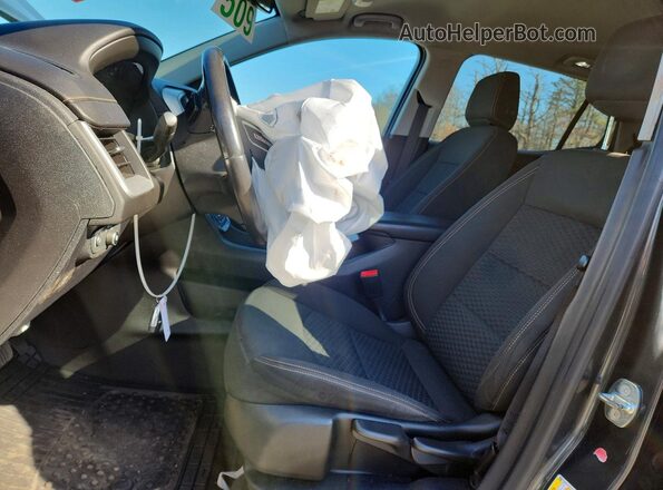 3GKALTEV3JL409877 2018 GMC TERRAIN Charcoal Widok wnętrza z przodu