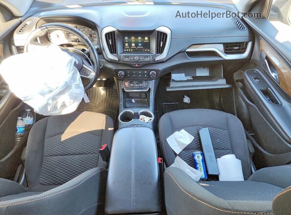 3GKALTEV3JL409877 2018 GMC TERRAIN Charcoal Widok deski rozdzielczej