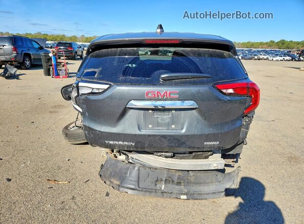 3GKALTEV3JL409877 2018 GMC TERRAIN Charcoal Widok z tyłu