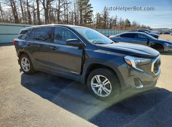 3GKALTEV3JL409877 2018 GMC TERRAIN Charcoal Przód prawy
