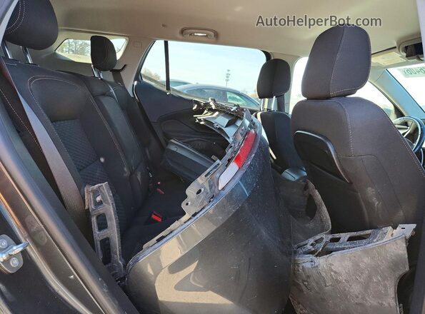 3GKALTEV3JL409877 2018 GMC TERRAIN Charcoal Widok wnętrza z tyłu