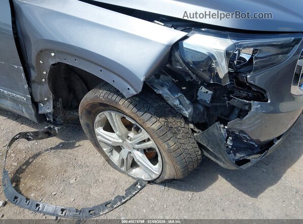 3GKALTEV3KL223709 2019 GMC TERRAIN Gray Front view