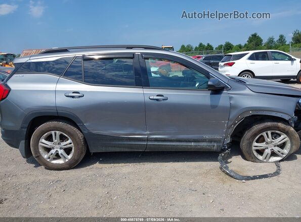 3GKALTEV3KL223709 2019 GMC TERRAIN Gray Rear interior view