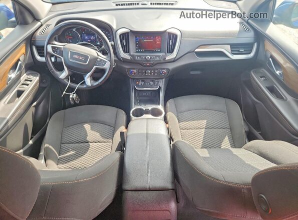 3GKALTEV3KL385940 2019 GMC TERRAIN Blue Առջևի վահանակի տեսք