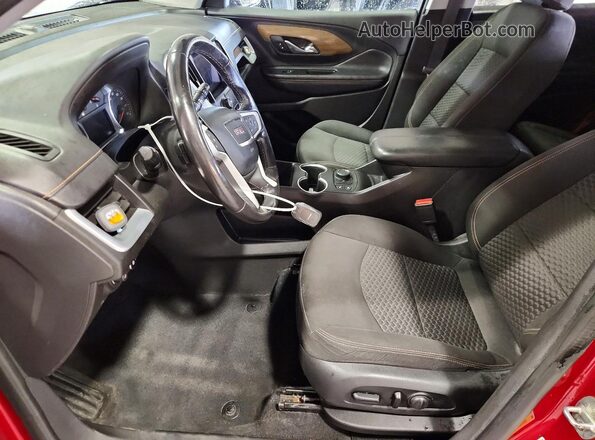3GKALTEV3KL387574 2019 GMC TERRAIN Red Widok wnętrza z przodu
