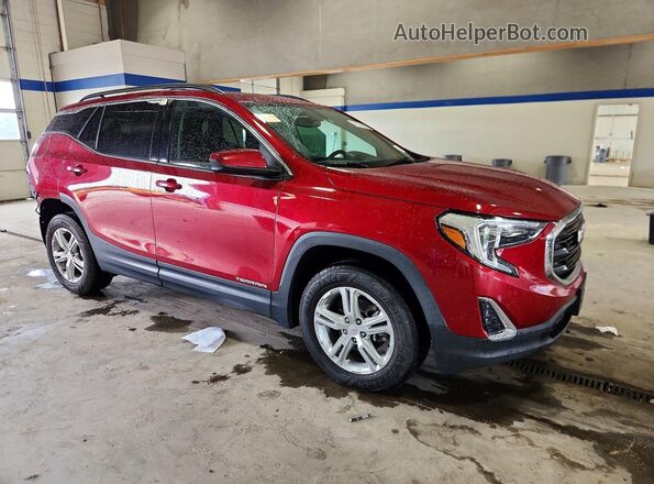 3GKALTEV3KL387574 2019 GMC TERRAIN Red Przód prawy