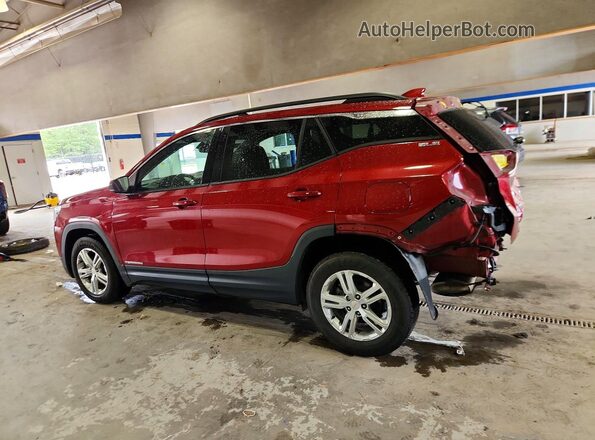 3GKALTEV3KL387574 2019 GMC TERRAIN Red Tył lewy