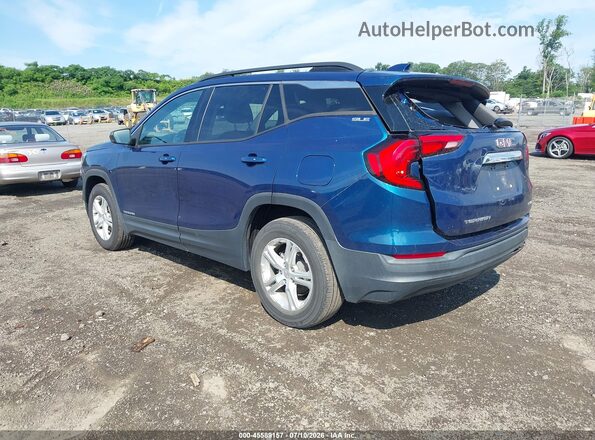 3GKALTEV3LL102292 2020 GMC TERRAIN Blue Trasero izquierdo