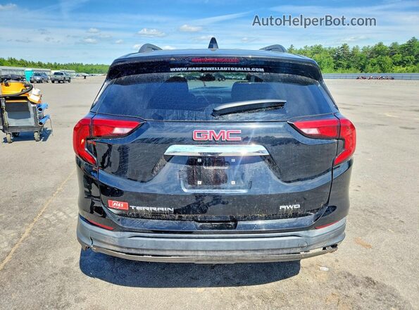 3GKALTEV3ML370471 2021 GMC TERRAIN Черный Вид сзади