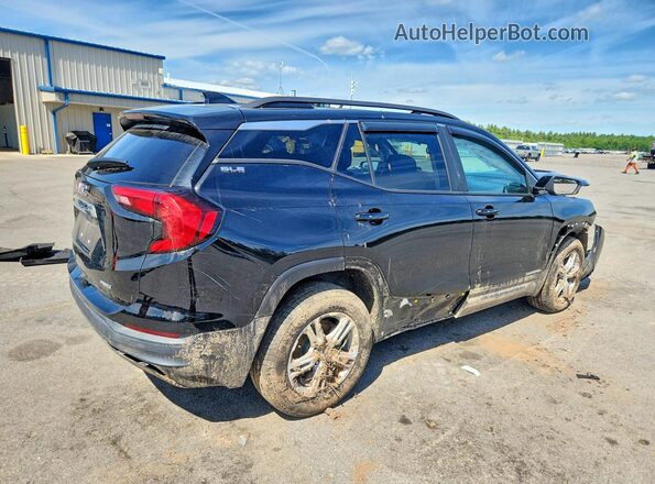 3GKALTEV3ML370471 2021 GMC TERRAIN Черный Задняя правая четверть