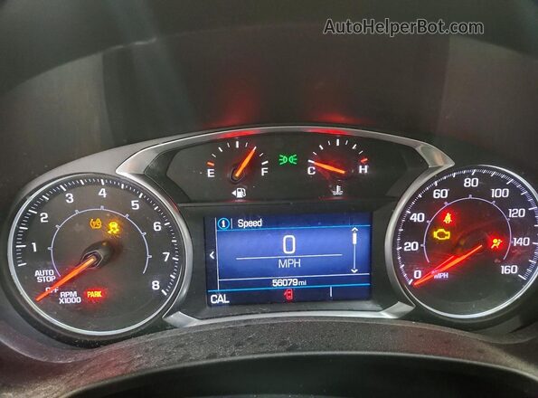 3GKALTEV3ML402433 2021 GMC TERRAIN Белый Вид щитка приборов