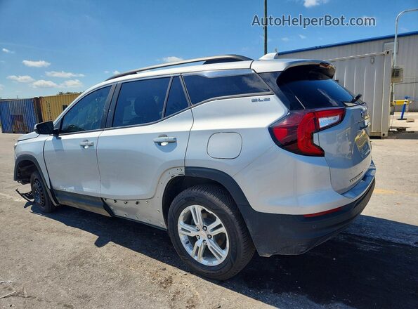 3GKALTEV3NL108550 2022 GMC TERRAIN Silver Rear left