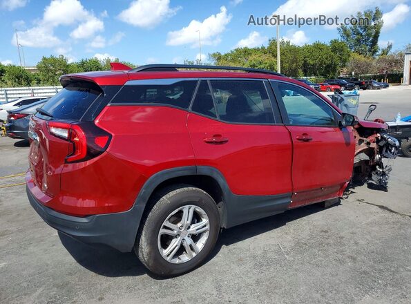 3GKALTEV3NL111593 2022 GMC TERRAIN Red Tył prawy