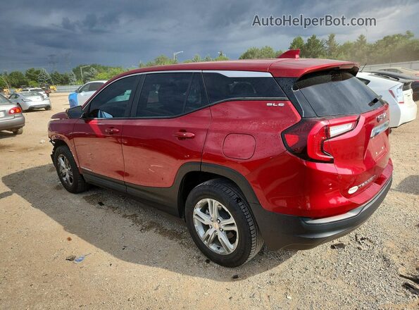 3GKALTEV3NL147106 2022 GMC TERRAIN Red Trasero izquierdo