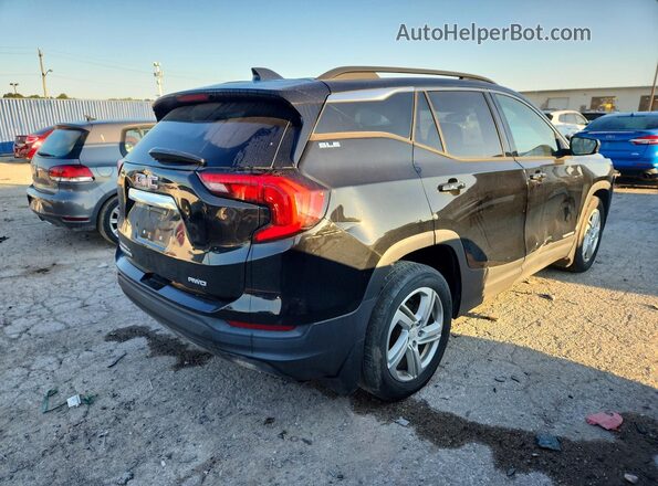 3GKALTEV4JL287353 2018 GMC TERRAIN Black Հետևի աջ