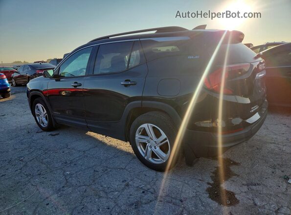 3GKALTEV4JL287353 2018 GMC TERRAIN Black Հետևի ձախ