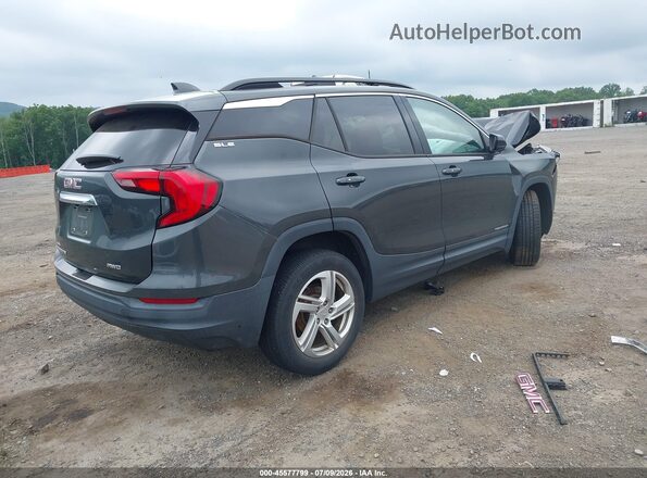 3GKALTEV4JL334963 2018 GMC TERRAIN Gray Tył prawy