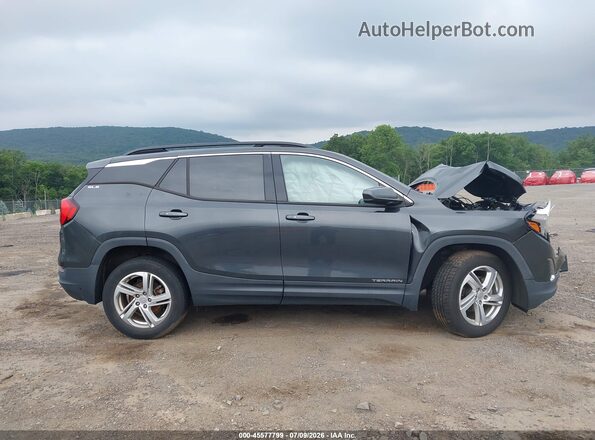 3GKALTEV4JL334963 2018 GMC TERRAIN Gray Widok wnętrza 360 stopni