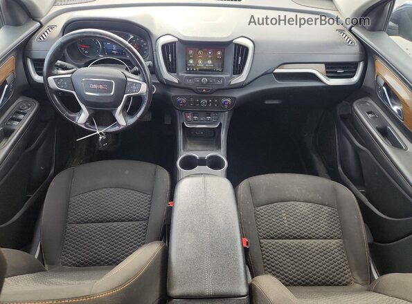 3GKALTEV4KL214212 2019 GMC TERRAIN Blue Vista del salpicadero