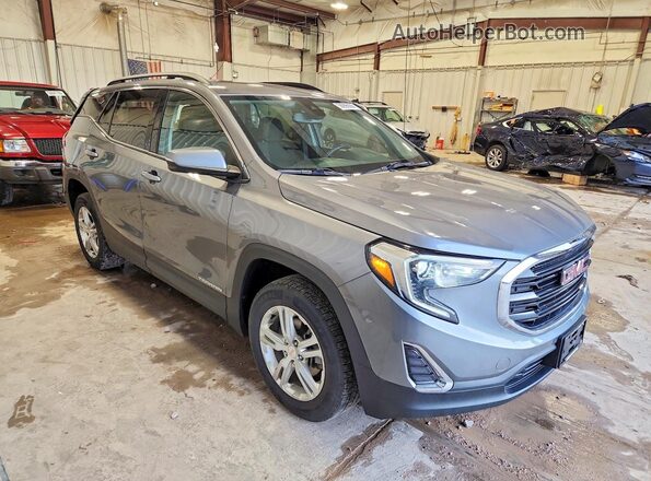 3GKALTEV4LL108165 2020 GMC TERRAIN Gray Przód prawy