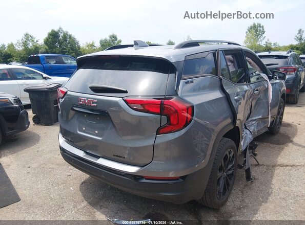 3GKALTEV4LL256350 2020 GMC TERRAIN Gray Tył prawy