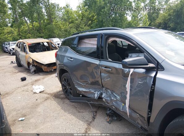 3GKALTEV4LL256350 2020 GMC TERRAIN Gray Widok wnętrza z tyłu