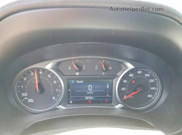 3GKALTEV4LL290837 2020 GMC TERRAIN Белый Вид щитка приборов
