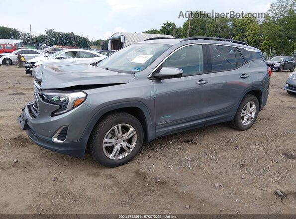 3GKALTEV4LL333279 2020 GMC TERRAIN Gray Front left