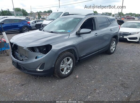 3GKALTEV4ML354926 2021 GMC TERRAIN Gray Передня ліва чверть