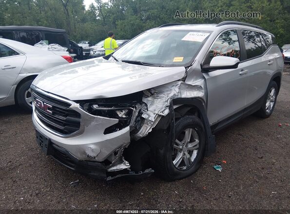 3GKALTEV4ML400738 2021 GMC TERRAIN Серебряный Вид спереди