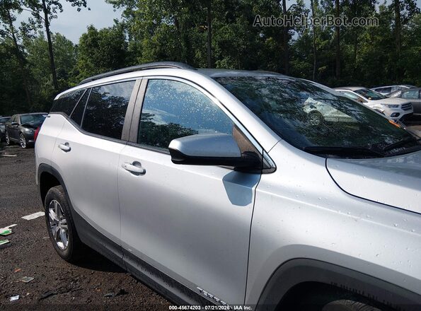 3GKALTEV4ML400738 2021 GMC TERRAIN Серебряный Вид задней части салона
