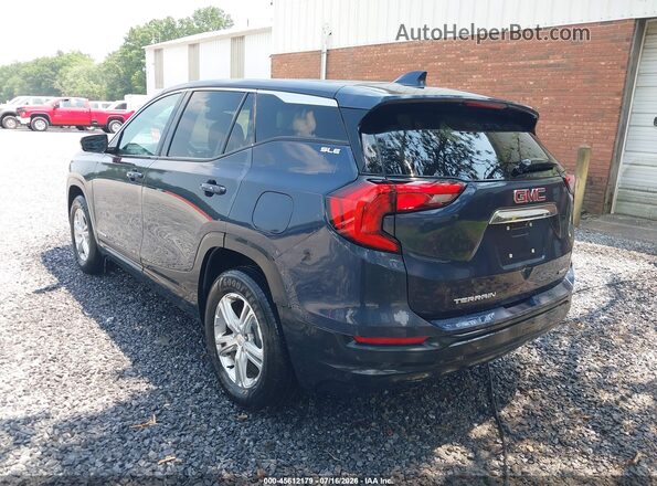 3GKALTEV5JL345907 2018 GMC TERRAIN Blue Tył lewy