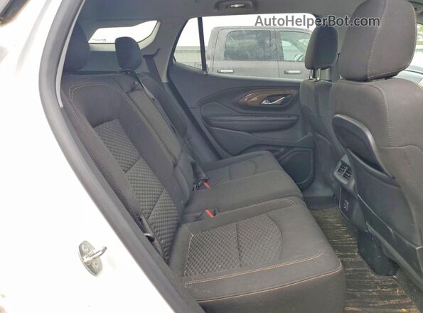 3GKALTEV5KL127502 2019 GMC TERRAIN White უკანა სავარძლების ხედი